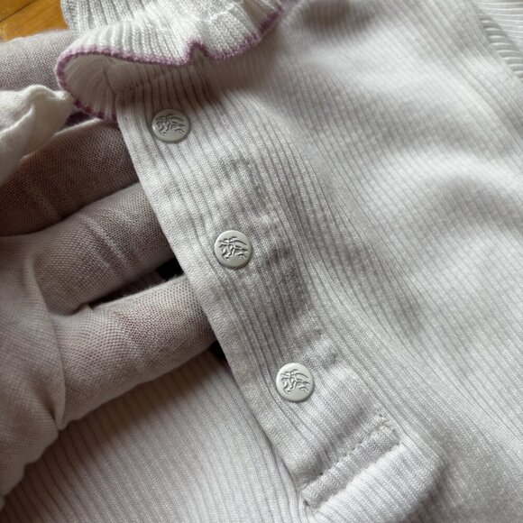 Burberry Girls' White Cotton Undershirt – Size 80cm - Picture 15 of 15